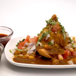 Smosa with Chole ( 1 Plate)